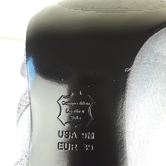 Adrianna Papell Peep Toe Rhinestone Heels - Picture 5 of 8